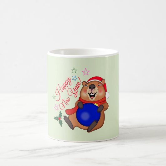 クリスマス コーヒーマグカップ (中央)