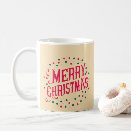クリスマス コーヒーマグカップ (ドーナツ)