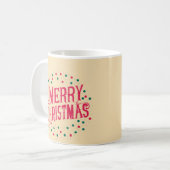 クリスマス コーヒーマグカップ (正面左)
