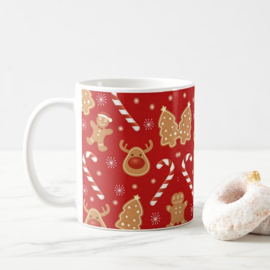 クリスマス コーヒーマグカップ (ドーナツ)