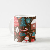 クリスマス コーヒーマグカップ (正面左)