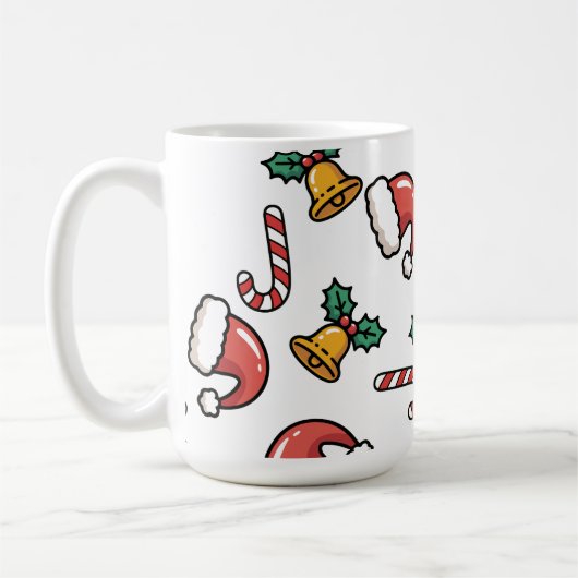 クリスマス コーヒーマグカップ (左)