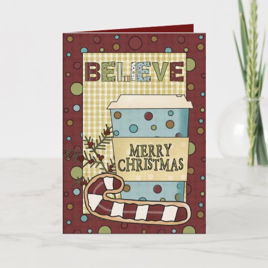 クリスマス・コーヒー・カード シーズンカード (正面)