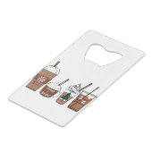 クリスマス・コーヒー クレジットカード栓抜き (裏面アングル)