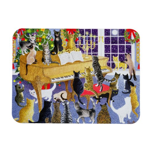 クリスマス・コーラス マグネット (横)