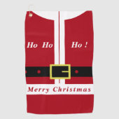 クリスマス ゴルフタオル ギフト サンタクロース (正面)