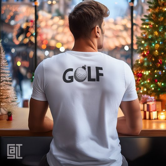 クリスマス ゴルフ オーナメント クラシック Tシャツ