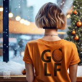 クリスマス ゴルフ オーナメント Tシャツ