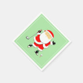 クリスマス ゴルフ パーティー スタンダードカクテルナプキン (角)