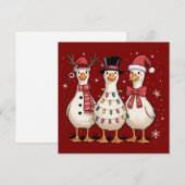 クリスマス ゴース サンタ シリー キュート スノーマン クリスマス (正面/裏面)