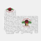クリスマス ゴールドベル 赤いリボン  matching set フェイバーボックス (折り畳みなし)