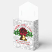 クリスマス ゴールドベル 赤いリボン  matching set フェイバーボックス (オープン)