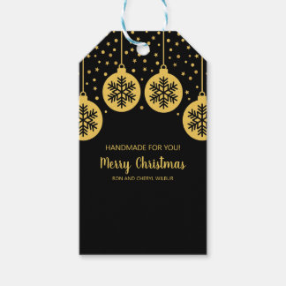 クリスマス ゴールド ギフトタグ