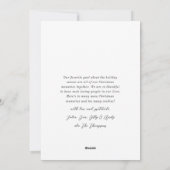 クリスマス ゴールド 4 枚の写真のコラージュ (裏面)