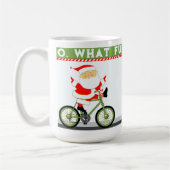 クリスマス サイクリング ホリデー コーヒーマグカップ (左)