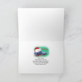 クリスマス、サウスカロライナのわに シーズンカード (内部)