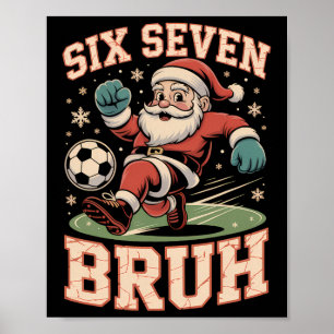 クリスマス サッカー サンタ クリスマスパーティー 67 男子 パジャマ ポスター