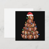 クリスマス サッカー ツリー サンタ ハット スポーツ チーム クリスマス (正面/裏面)