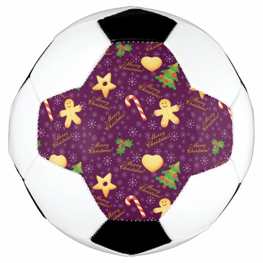 クリスマス サッカー ボール (正面)