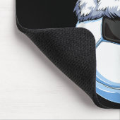 クリスマス サッカー ボール サンタ ハット 面白い Srts クリスマス ボ マウスパッド (コーナー)