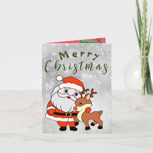 クリスマス サンキューカード (正面)