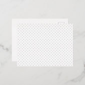 クリスマス | サンクスギビング | ファミリーシャツとギフト 箔シーズンポストカード (正面/裏面)