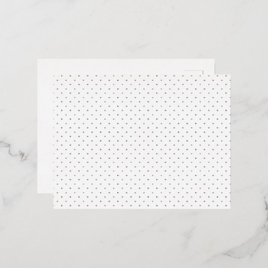 クリスマス | サンクスギビング | ファミリーシャツとギフト 箔シーズンポストカード (正面/裏面)