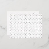 クリスマス | サンクスギビング | 家族 服 & ギフト 箔シーズンポストカード (正面/裏面)