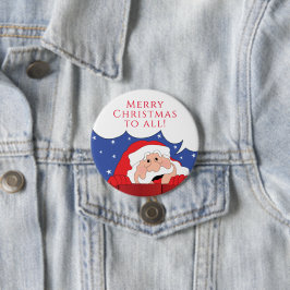 クリスマス・サンタがラウンド 缶バッジ