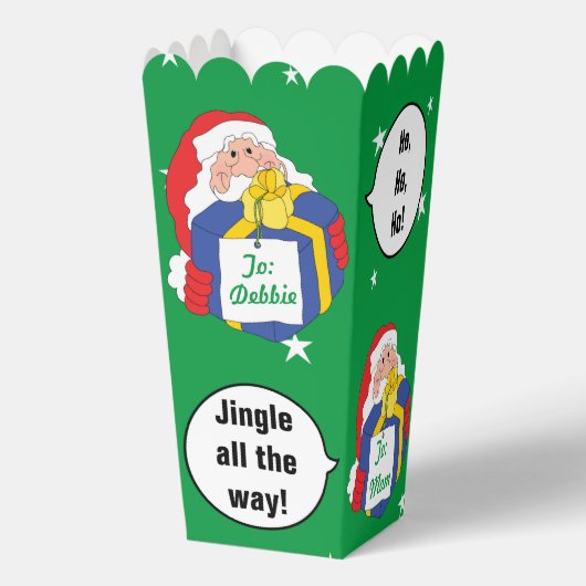 クリスマス・サンタがリトル・フライボックスを言う フェイバーボックス (裏面)