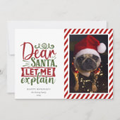 クリスマス サンタさんへのカード (正面)