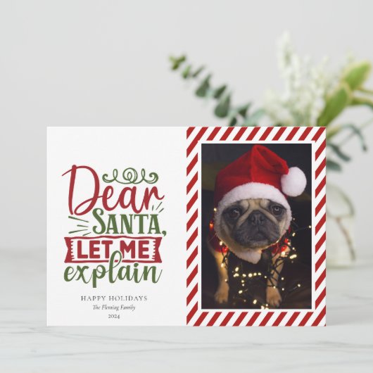 クリスマス サンタさんへのカード (スタンド正面)