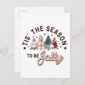 クリスマス・サンタすてきクリスマス 案内ポストカード (正面/裏面)