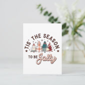 クリスマス・サンタすてきクリスマス 案内ポストカード (スタンド正面)