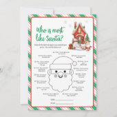 クリスマス サンタに最も似ているのは誰? ゲーム (正面)