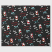 クリスマス/サンタに欲しいもの… ラッピングペーパー (フラット)