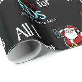 クリスマス/サンタに欲しいもの… ラッピングペーパー (ロールコーナー)