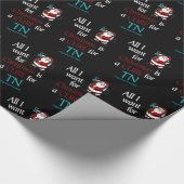 クリスマス/サンタに欲しいもの…TN ラッピングペーパー (角)