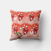 クリスマス サンタのぬいぐるみ クッション (裏面)