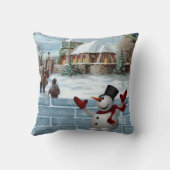 クリスマス サンタのぬいぐるみ クッション (裏面)