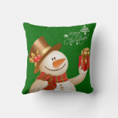 クリスマス サンタのぬいぐるみ クッション (裏面)