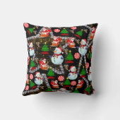 クリスマス サンタのぬいぐるみ クッション (裏面)