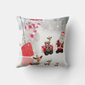 クリスマス サンタのぬいぐるみ クッション (裏面)