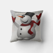 クリスマス サンタのぬいぐるみ クッション (裏面)