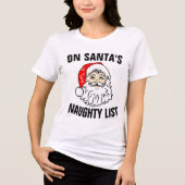 クリスマス サンタのナウティリスト Tシャツ (正面)