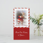 クリスマス・サンタの家からサンタ シーズンカード (スタンド正面)