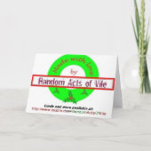 クリスマス: サンタは棒を舐めます シーズンカード (裏面)