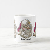 クリスマス・サンタクロースカスタムのマグカップ。 コーヒーマグカップ (中央)