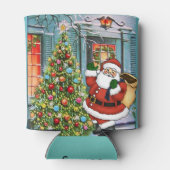 クリスマス サンタクロース オーダーメイド 名前 背丈 缶クーラー (裏面)