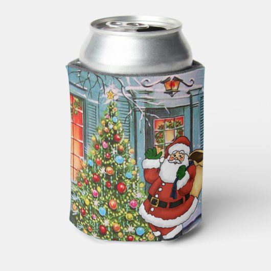クリスマス サンタクロース オーダーメイド 名前 背丈 缶クーラー (缶裏面)